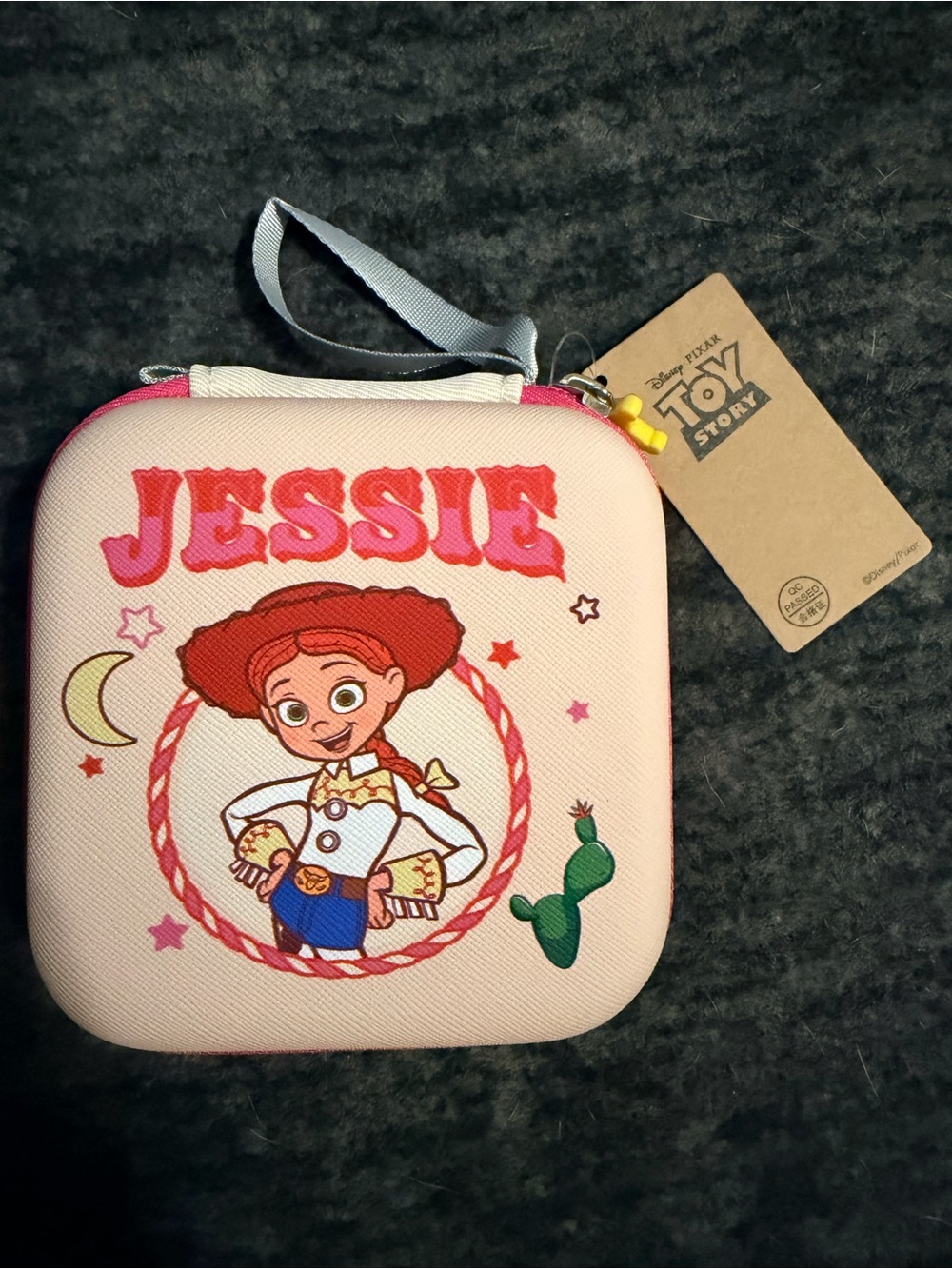 Disney Jessie Pink and Red Kids Carry Case